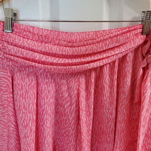 Aerie Pink Tie Wrap Mini Skirt Womens Size Large - Picture 7 of 14
